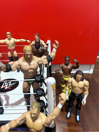 Action Figures Wrestling WWE + Ring