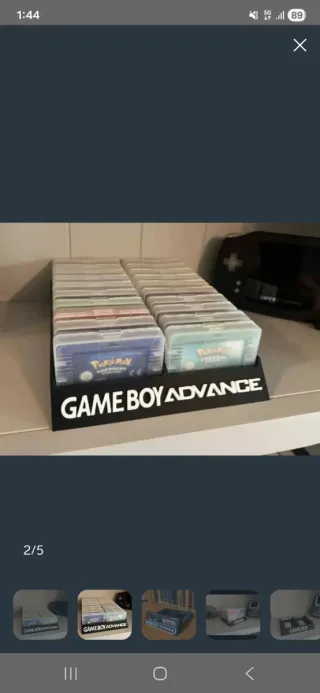 Espositore per 20 giochi Game Boy Advance