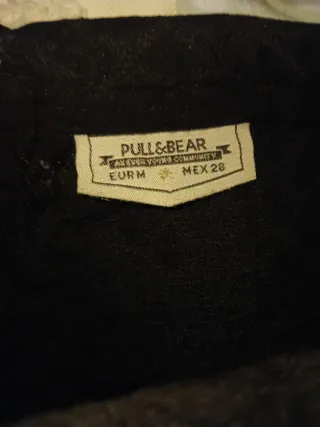 Pantalón corto negro acolchado T.36