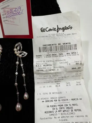 Pendientes Majorica Danzarina Perlas y Circonitas