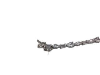 pulsera plata 925mm con piedra con circonita