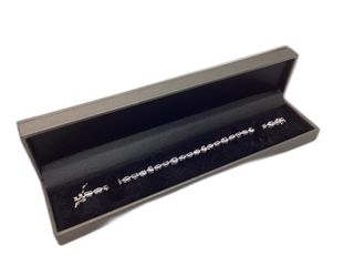 pulsera plata 925mm con piedra con circonita