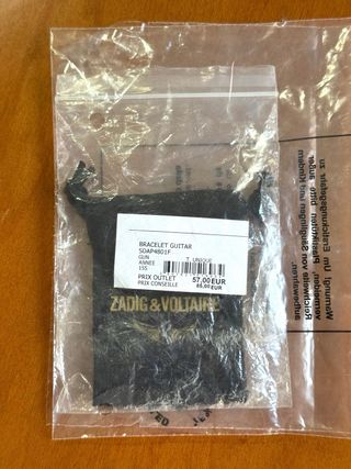 Zadig & Voltaire Bracelet Guitar Gun