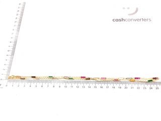 collar oro 18k con piedra 22cm