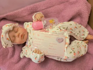 Bebé Reborn Vinilo y Tela