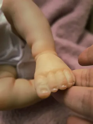 Bebé Reborn Vinilo y Tela