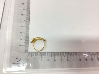 anillo oro 18k con piedra con circonita