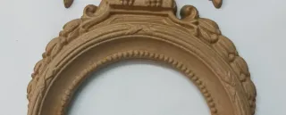 Pareja marcos vintage con águila imperial