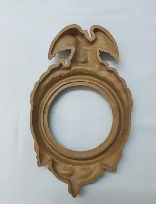 Pareja marcos vintage con águila imperial