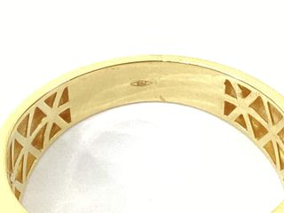 sello oro 18k con piedra