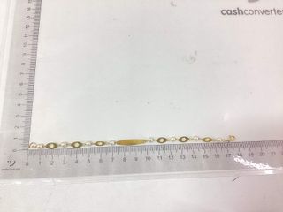 esclava oro 18k con piedra