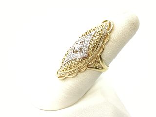 anillo oro 18k con piedra con circonita