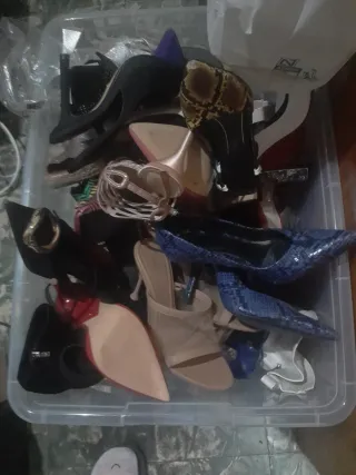 Lote de Zapatos de Tacón Variados