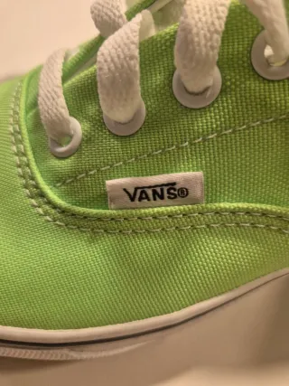 Zapatillas Vans Verdes Talla 38 Nuevas