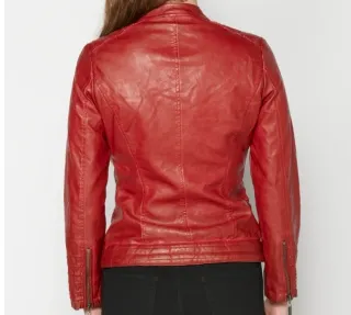 Chaqueta Koroshi sintética roja