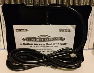 Mando Retro-Bit licenca oficial Sega Mega Drive