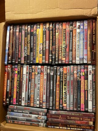 Lote 90 DVDs Películas Western (Español)
