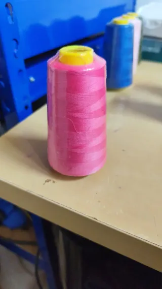 Lote de hilos para coser y remallar