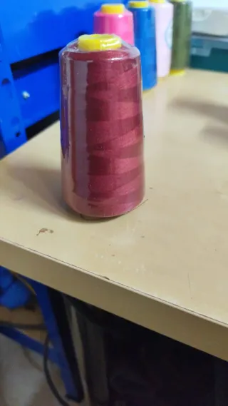 Lote de hilos para coser y remallar