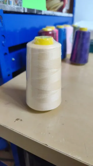 Lote de hilos para coser y remallar
