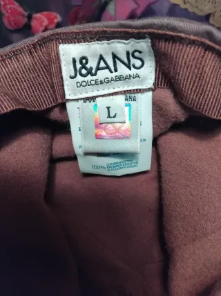 Cappellino Dolce & Gabbana unisex marrone e grigio