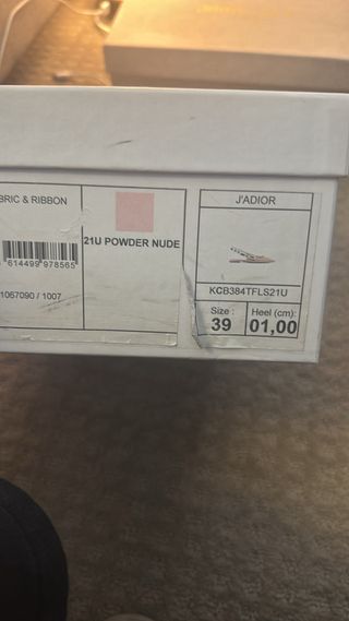 Dior Bailarinas Beige J'ADIOR