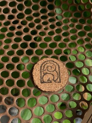 Cesto de malha 20cm - Novo