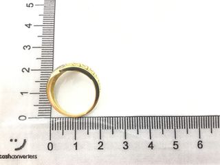 anillo oro 18k con piedra con circonita