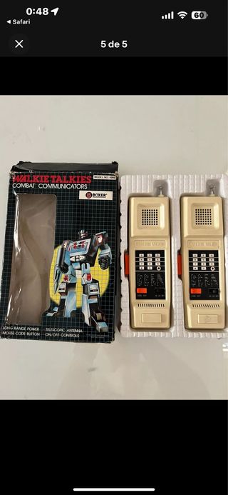 Walkie Talkies Boxer Combat Communicators Retro