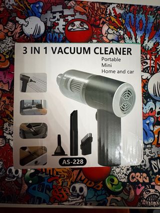 Mini aspirapolvere e soffiatore 3 in 1 Nuovo