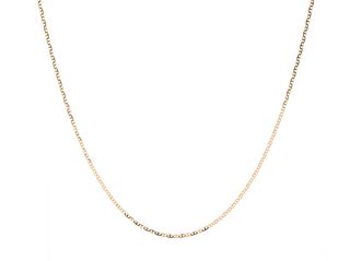 cadena oro 18k 25cm