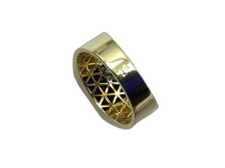 sello oro 18k con piedra