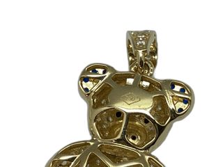 colgante oro 18k con piedra