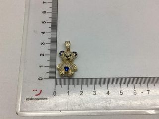 colgante oro 18k con piedra