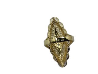 anillo oro 18k con piedra con circonita