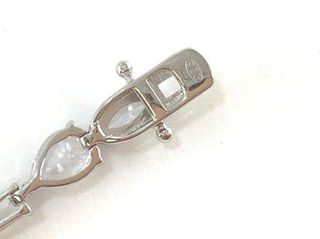 pulsera plata 925mm con piedra con circonita