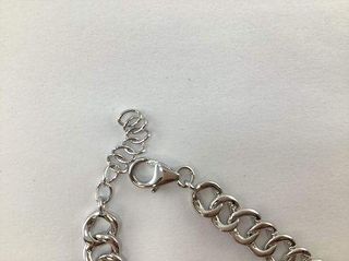 pulsera plata 925mm con piedra con circonita