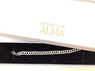 pulsera plata 925mm con piedra con circonita