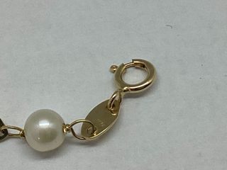 esclava oro 18k con piedra