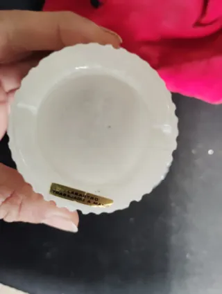 Mechero y cenicero de alabastro