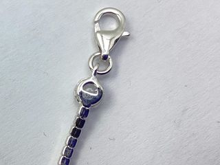 pulsera plata 925mm con piedra con circonita