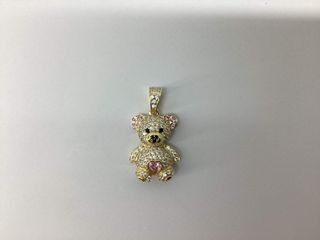 colgante oro 18k con piedra