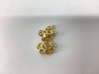 colgante oro 18k con piedra