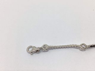 pulsera plata 925mm con piedra con circonita
