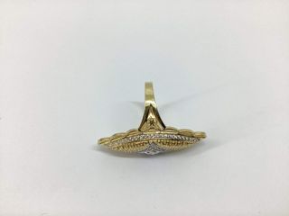 anillo oro 18k con piedra con circonita