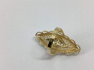anillo oro 18k con piedra con circonita
