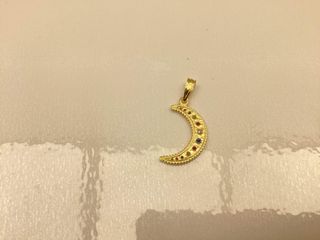 colgante oro 18k con piedra