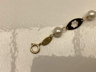 esclava oro 18k con piedra