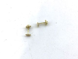 pendientes oro 18k con piedra