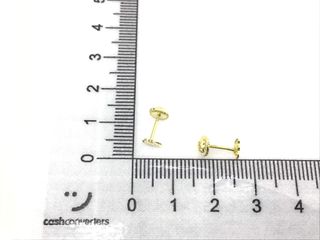 pendientes oro 18k con piedra